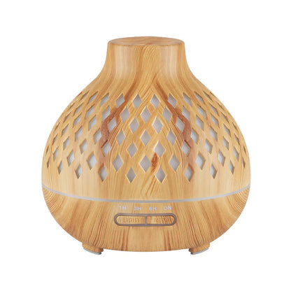 Solvane Glow – Aroma Diffuser Licht Hout (400ml)