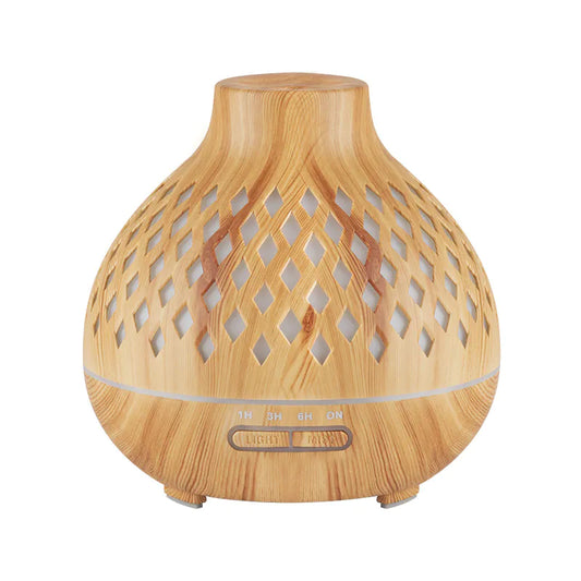 Solvane Glow – Aroma Diffuser Licht Hout (400ml)
