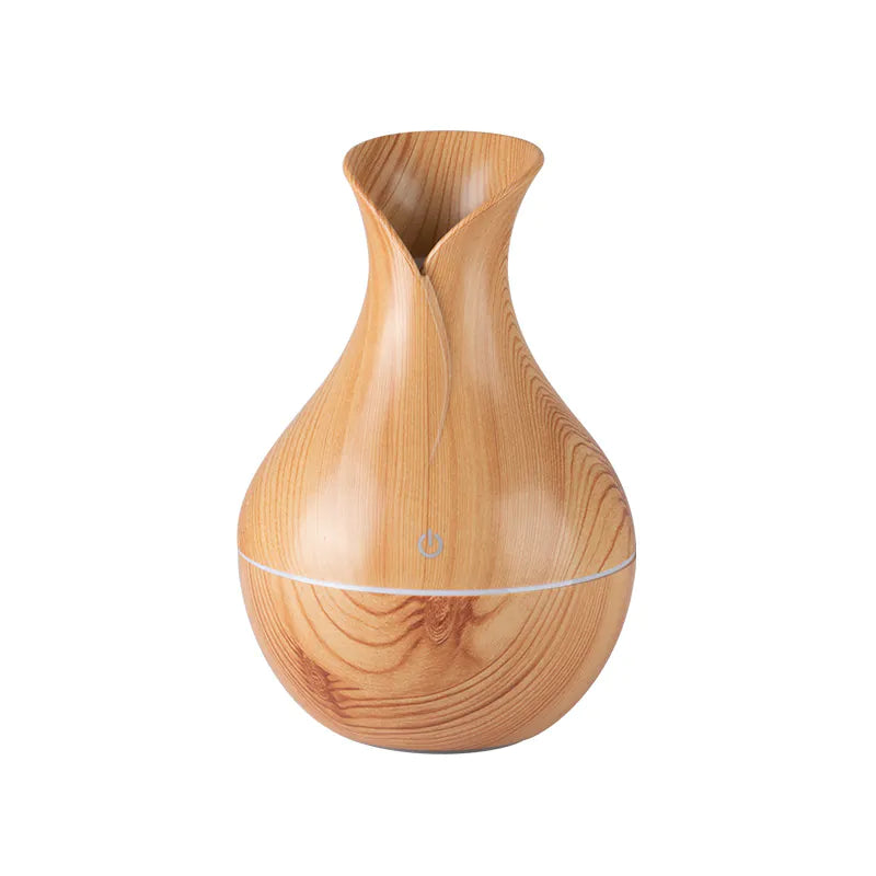 Elara Bloom – Aroma Diffuser Licht Hout (130ml)