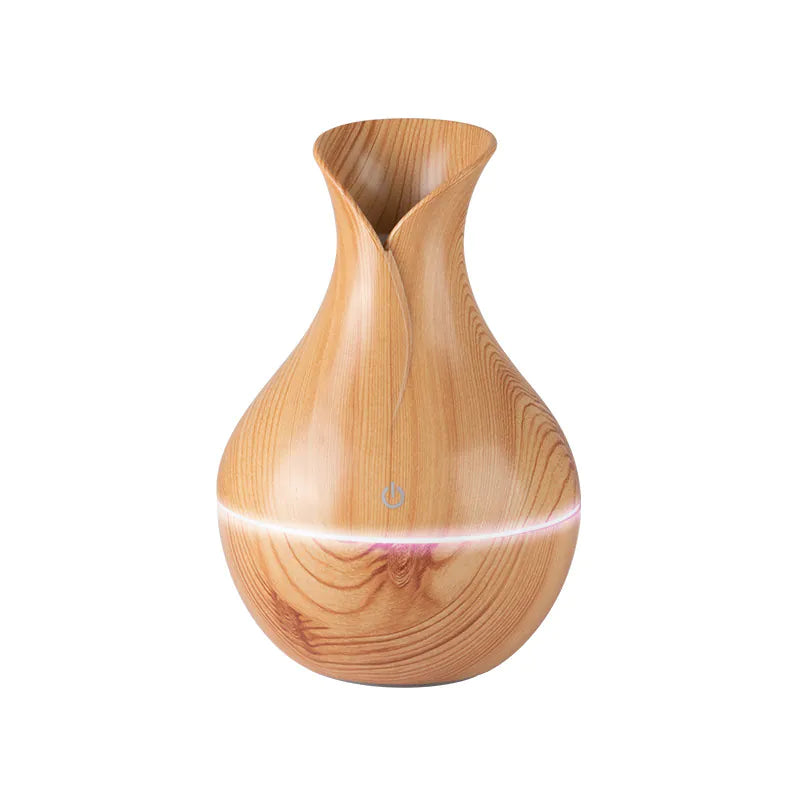 Elara Bloom – Aroma Diffuser Licht Hout (130ml)
